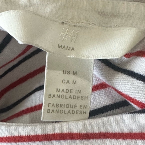 H&M Red, White, and Blue Striped Top - Picture 3 of 5
